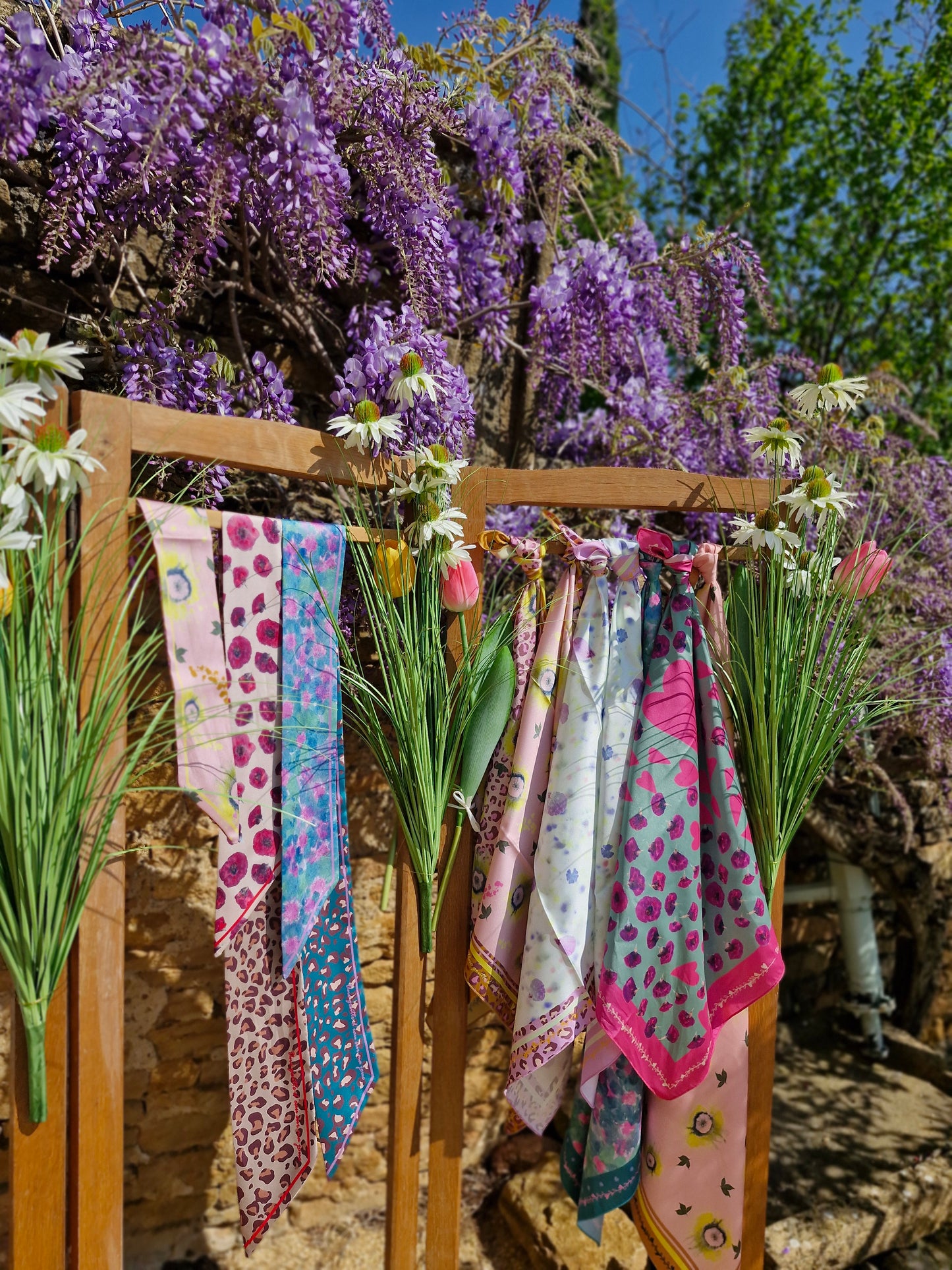 Bandeau Coquelicot Rose / Léopard