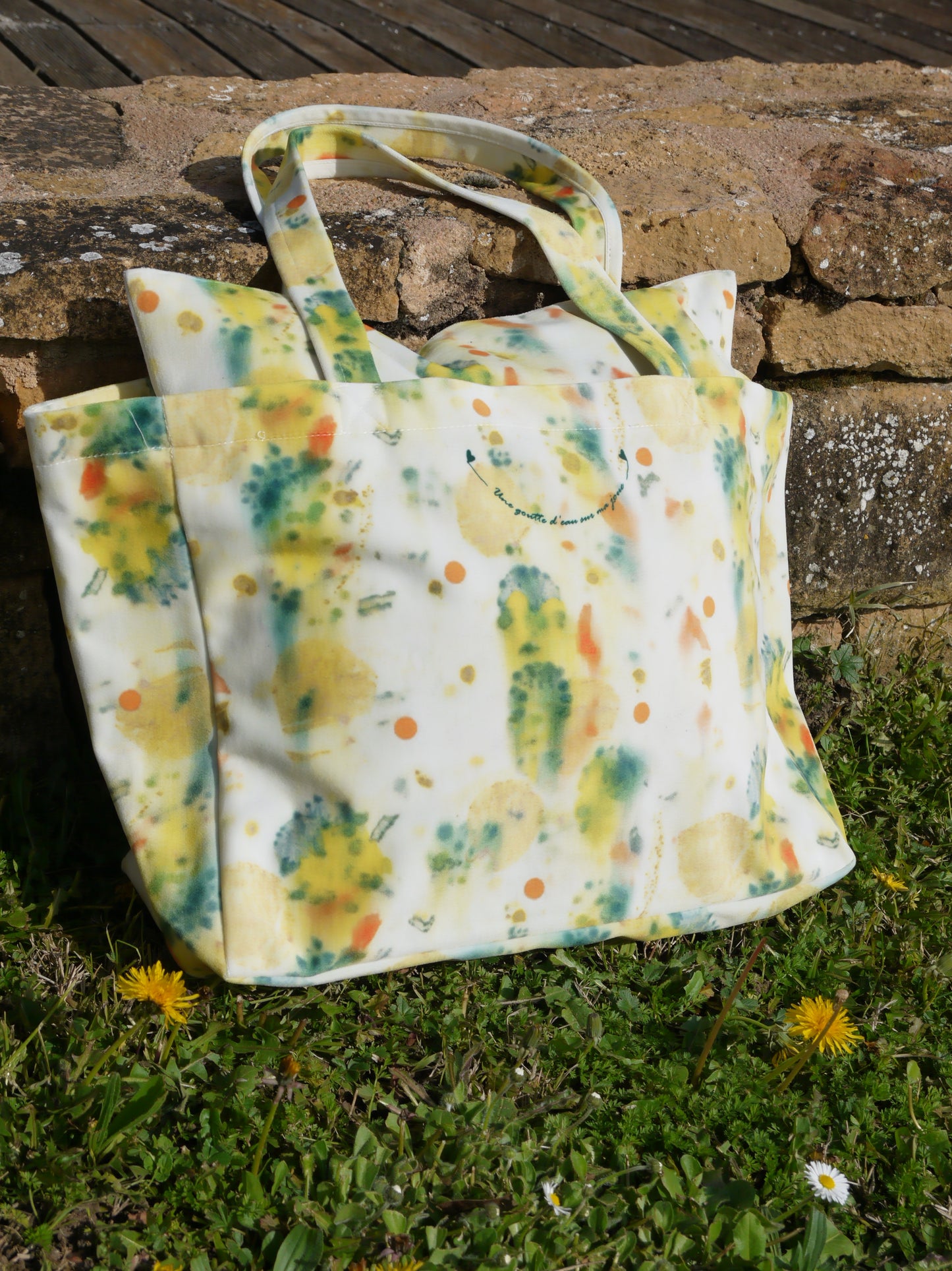 Le cabas - Bouton D'or - Mandarine