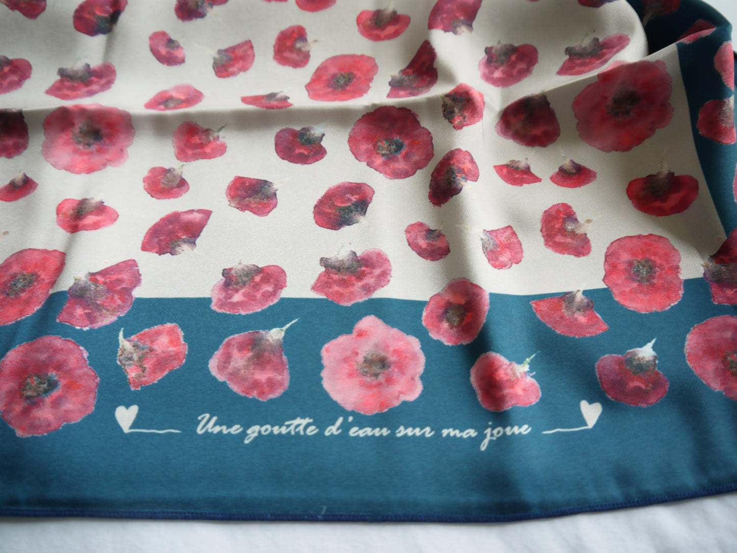 Carré - Coquelicot bicolore