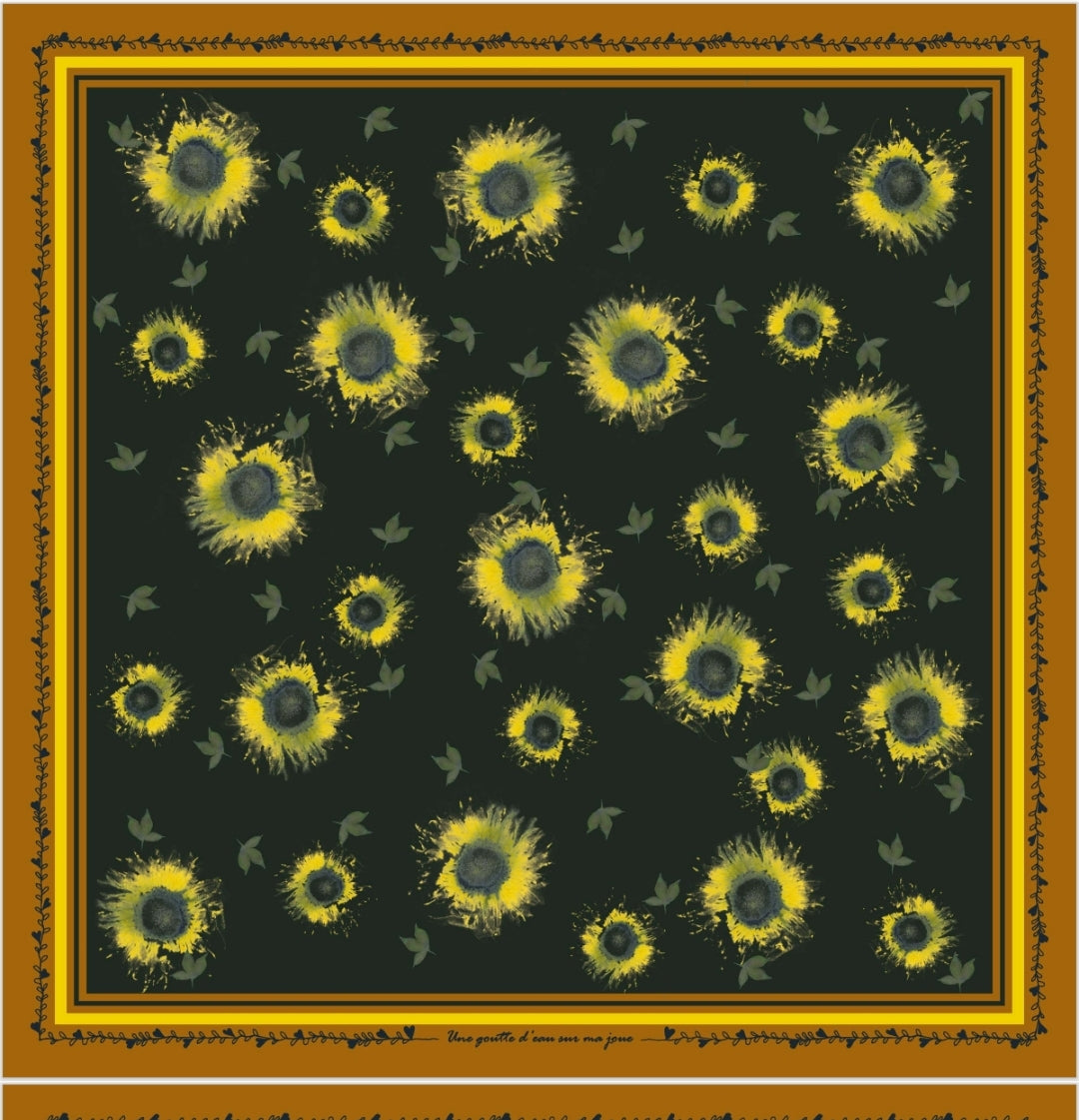 Carré Golden Bloom