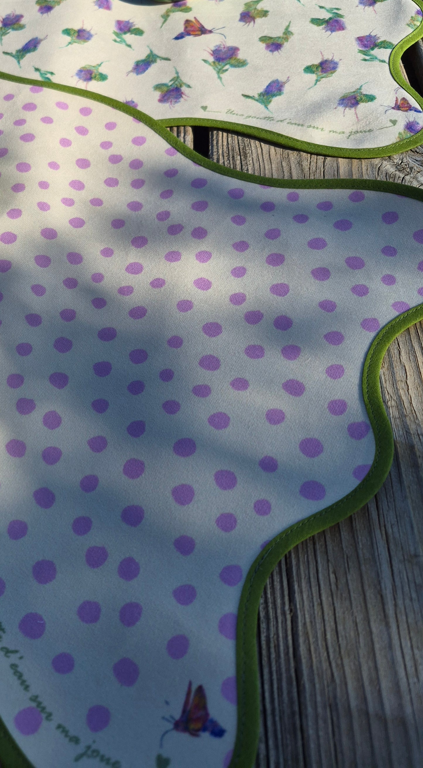 Set de table Rendez-vous - forme organique - Les pois
