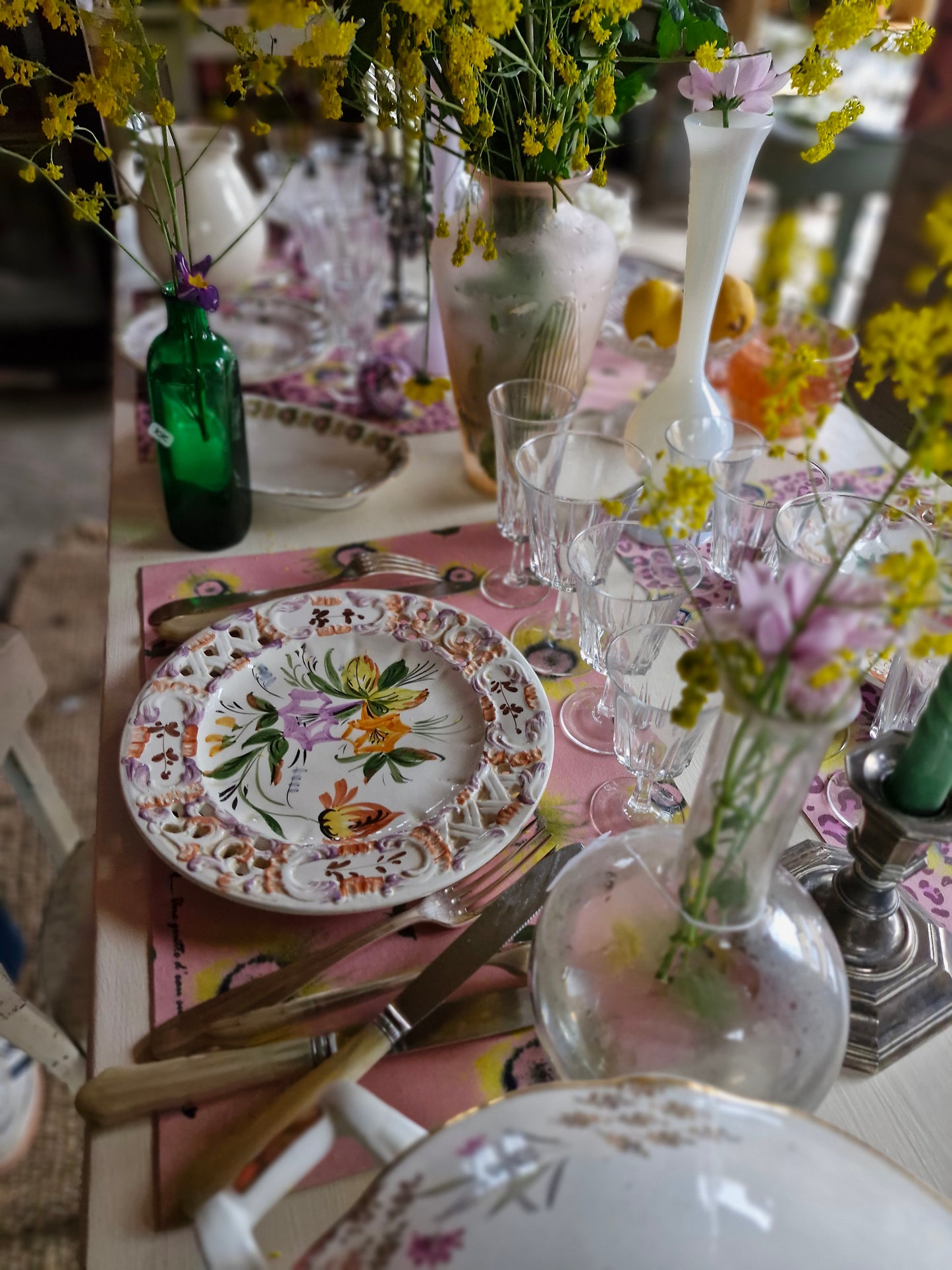 Set de table Golden Bloom
