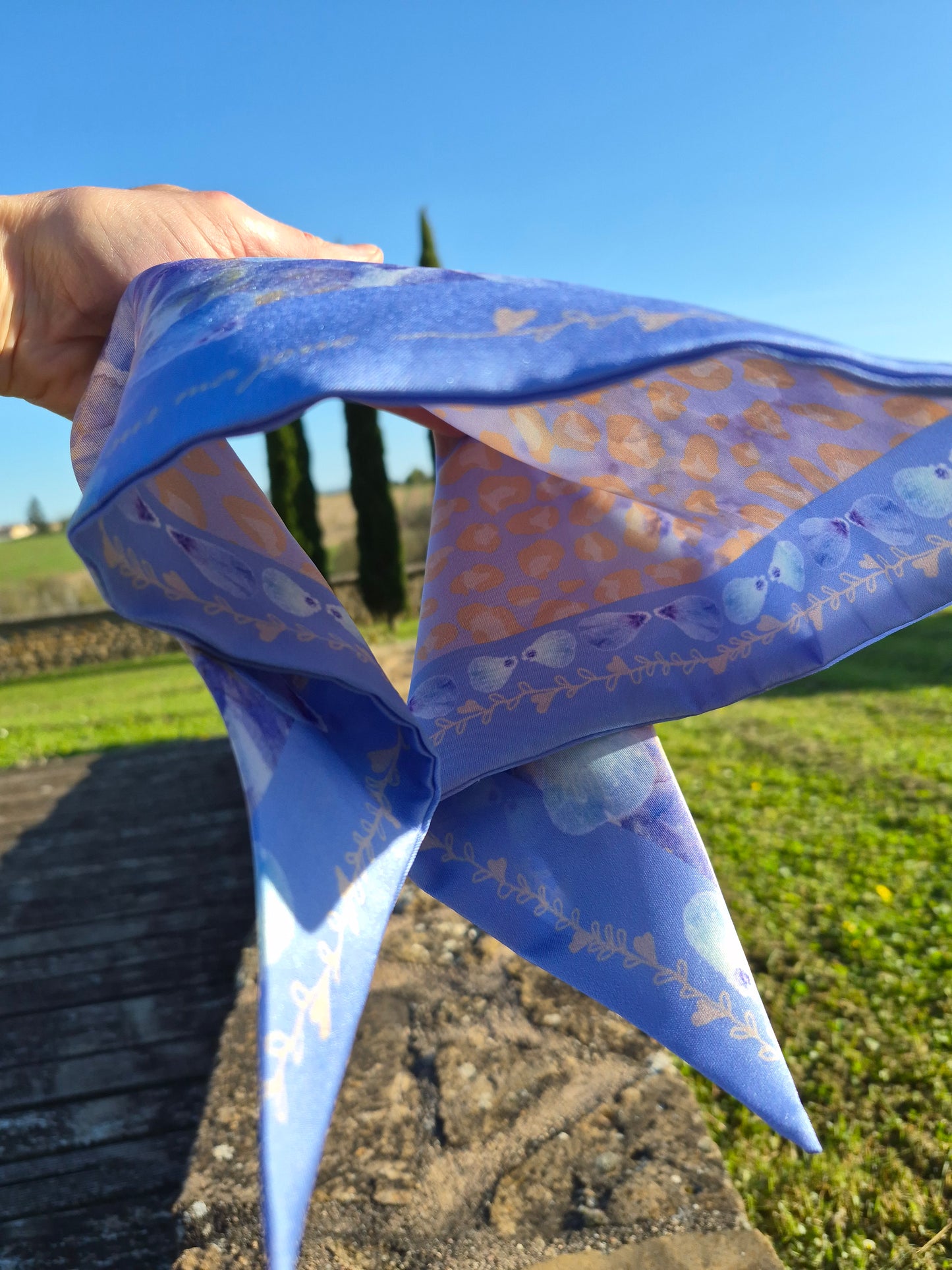 Triangle Sorbet Pêche Lavande - disponible sous 10 jours