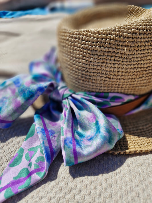 Bandeau " Menthe à l’eau - Léopard"