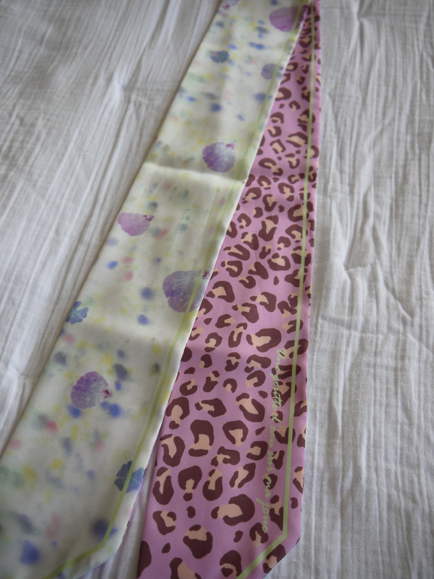 Bandeau Jardin Pastel / Léopard