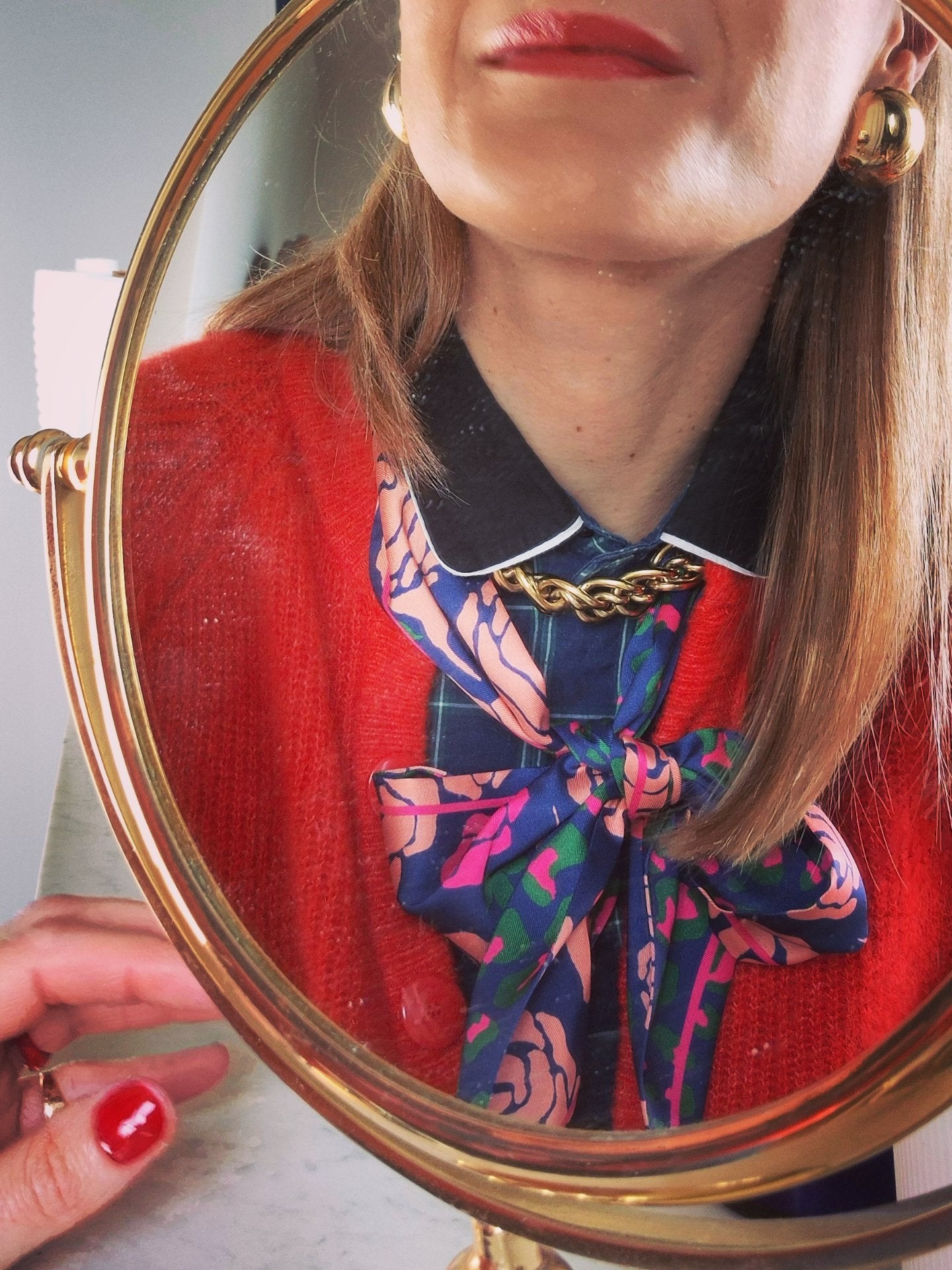 Bandeau " Rose Arty marine - Léopard"