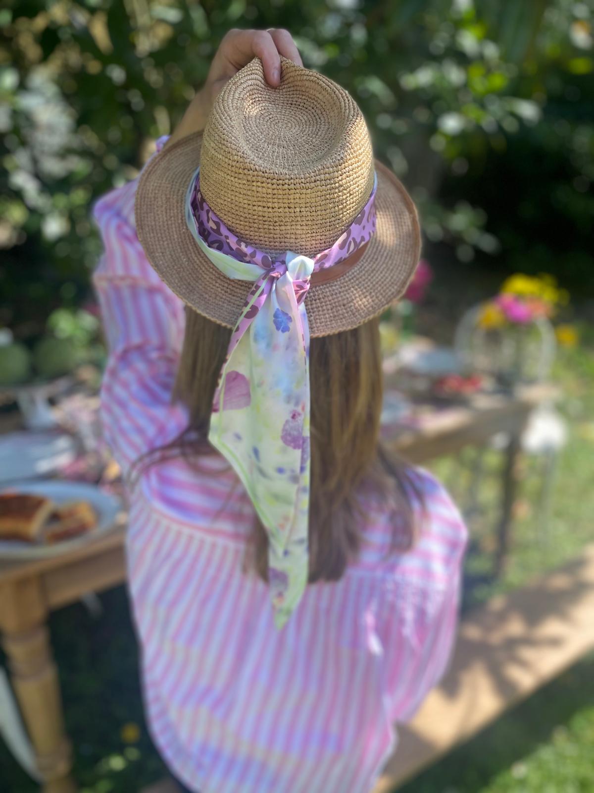 Bandeau Jardin Pastel / Léopard