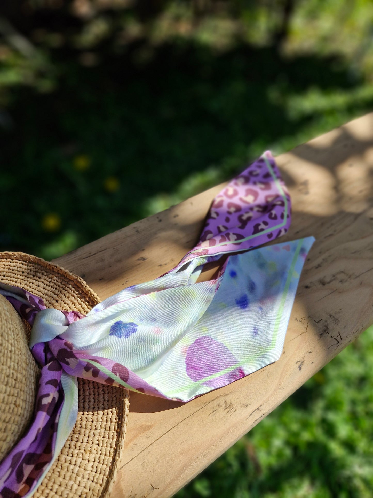 Bandeau Jardin Pastel / Léopard