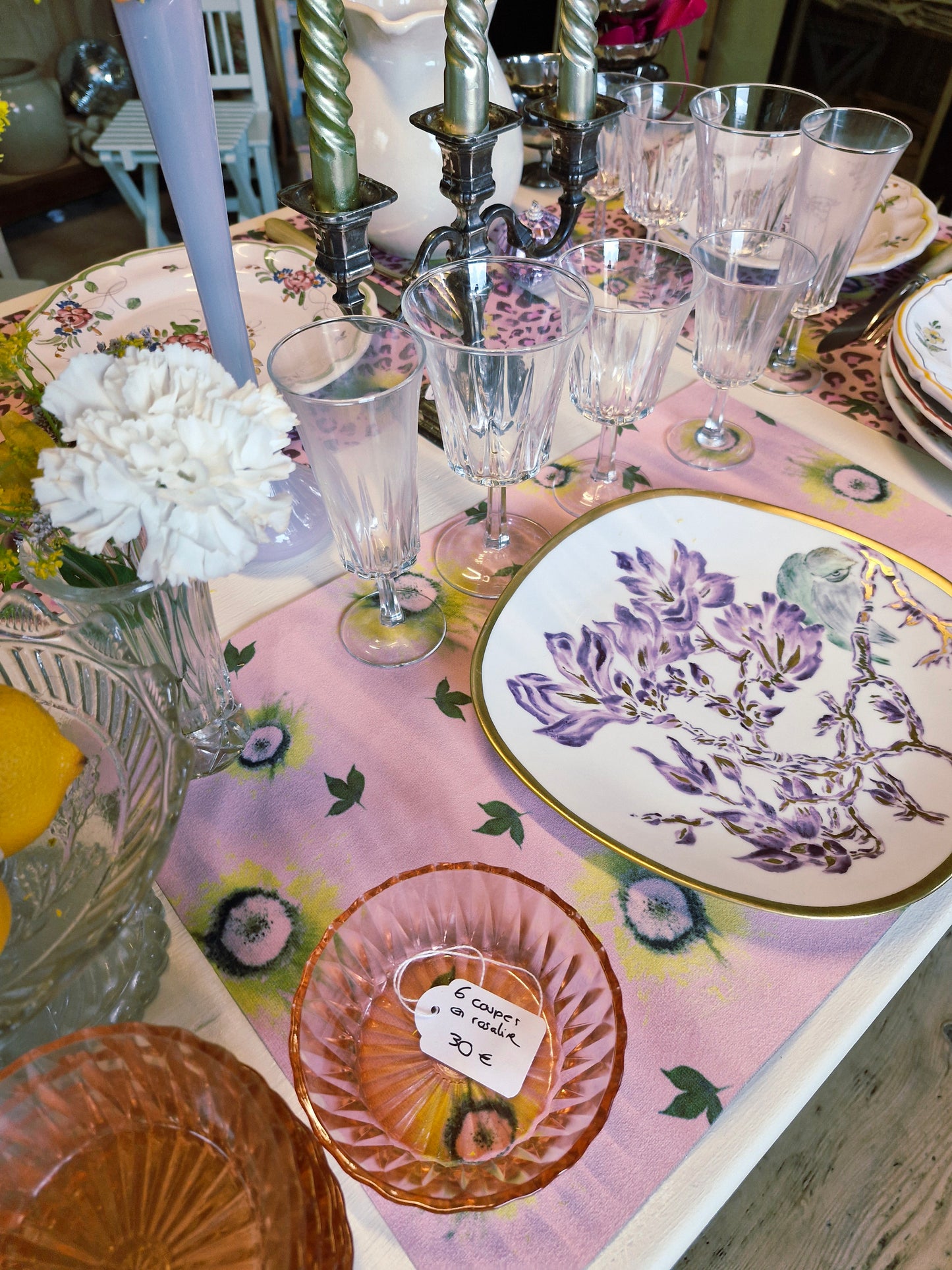 Set de table Golden Bloom