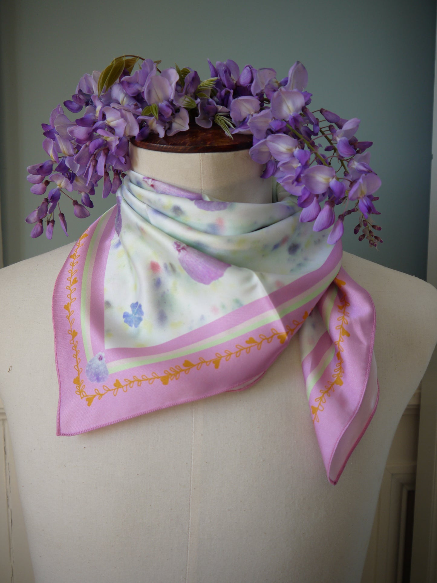 Carré "Jardin Pastel"