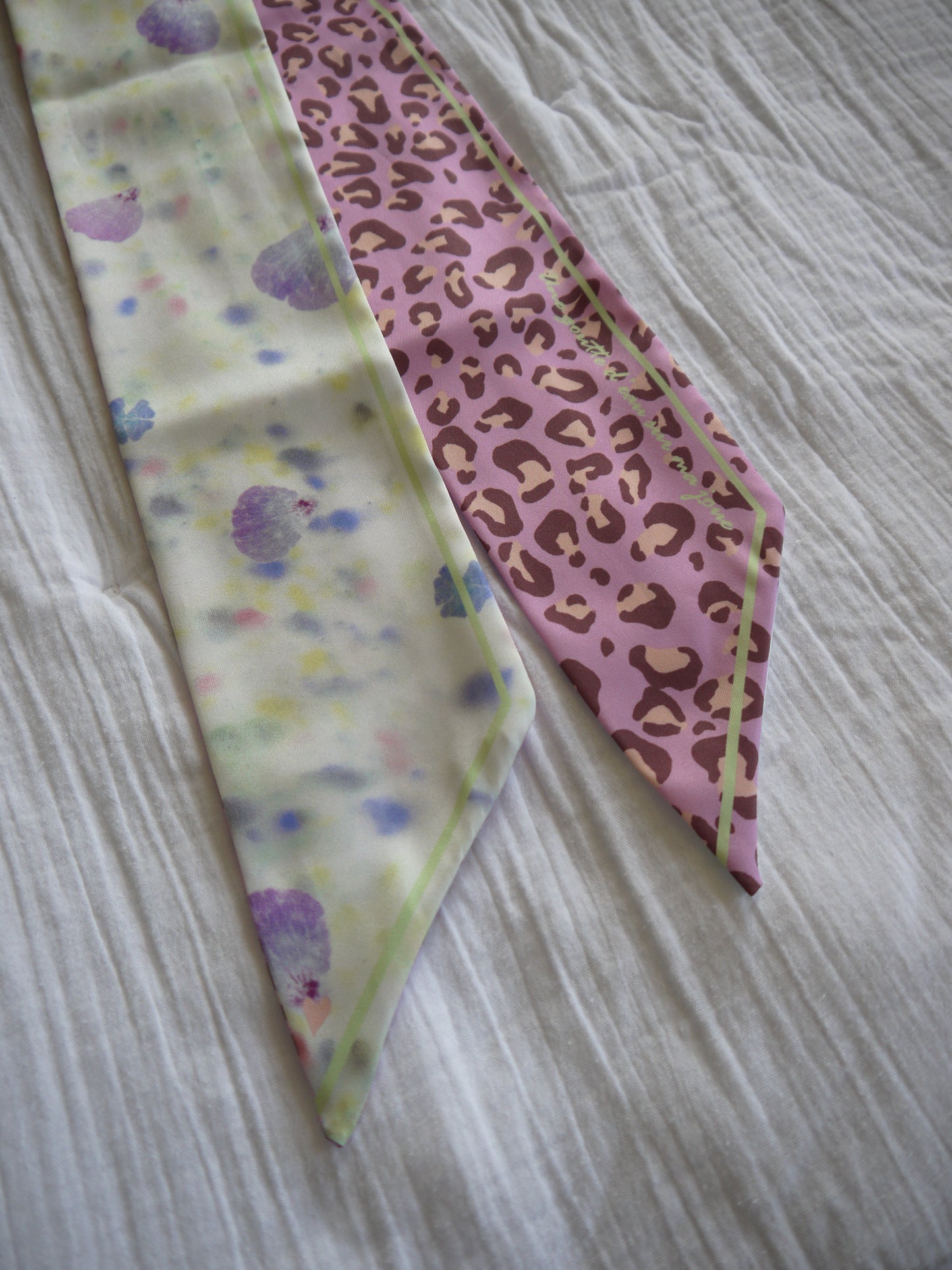 Bandeau Jardin Pastel / Léopard