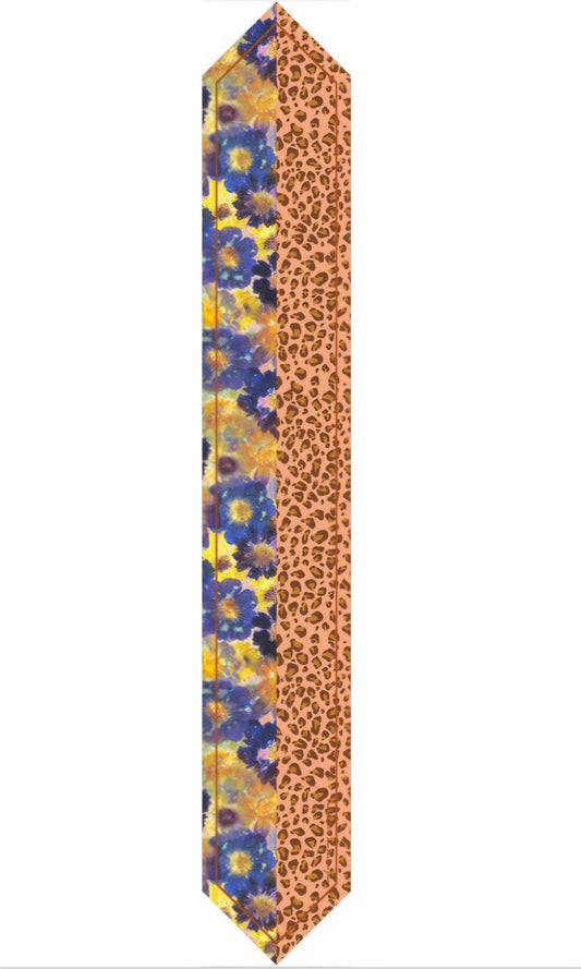 Bandeau " Bouquet d'automne noisette - Léopard"