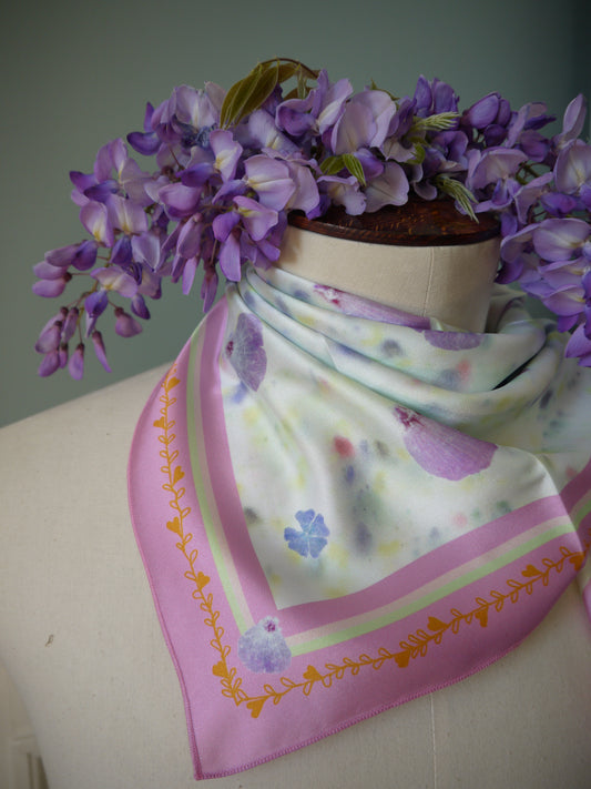 Carré "Jardin Pastel"