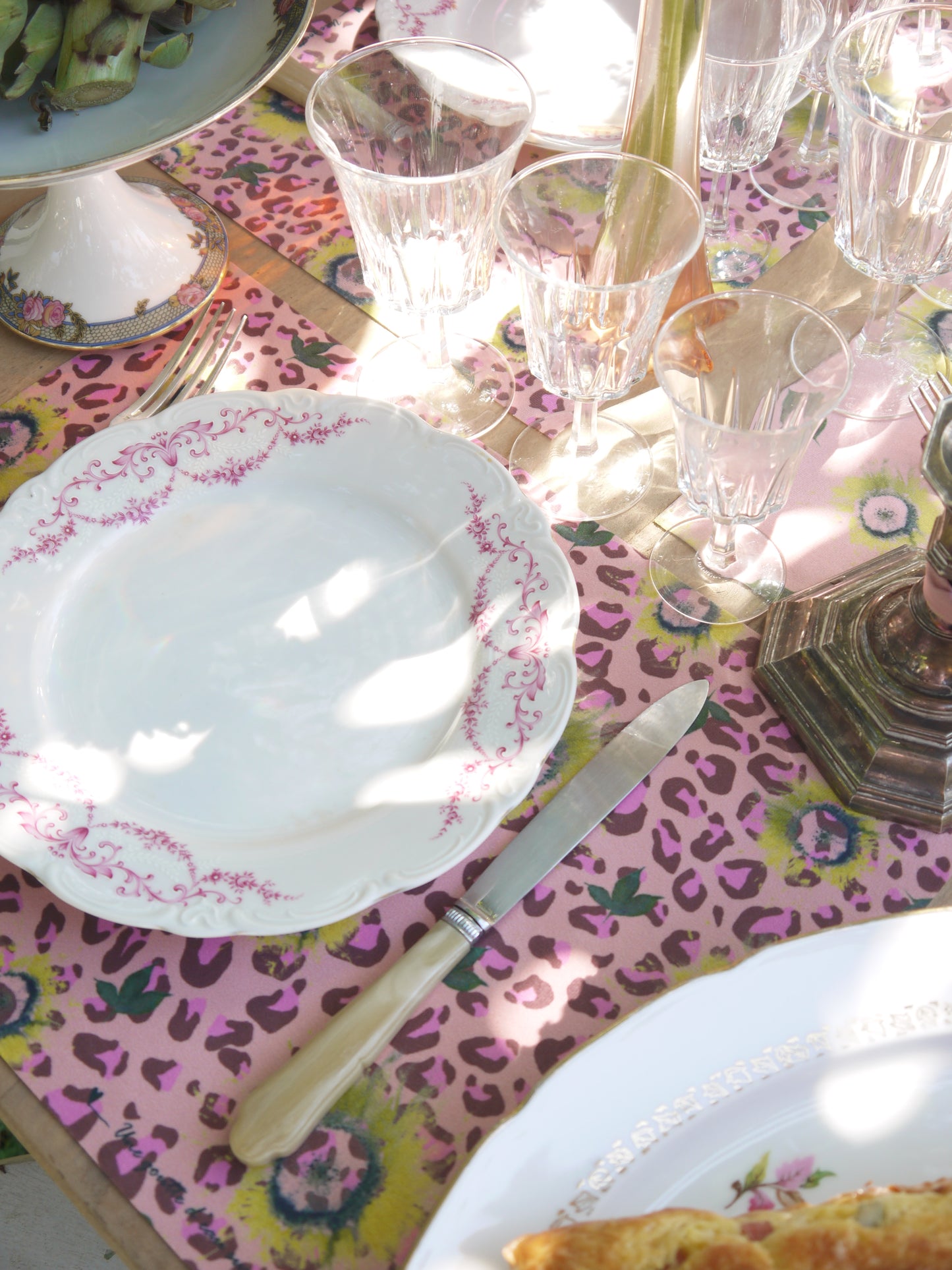 Set de table Golden Bloom / Léopard