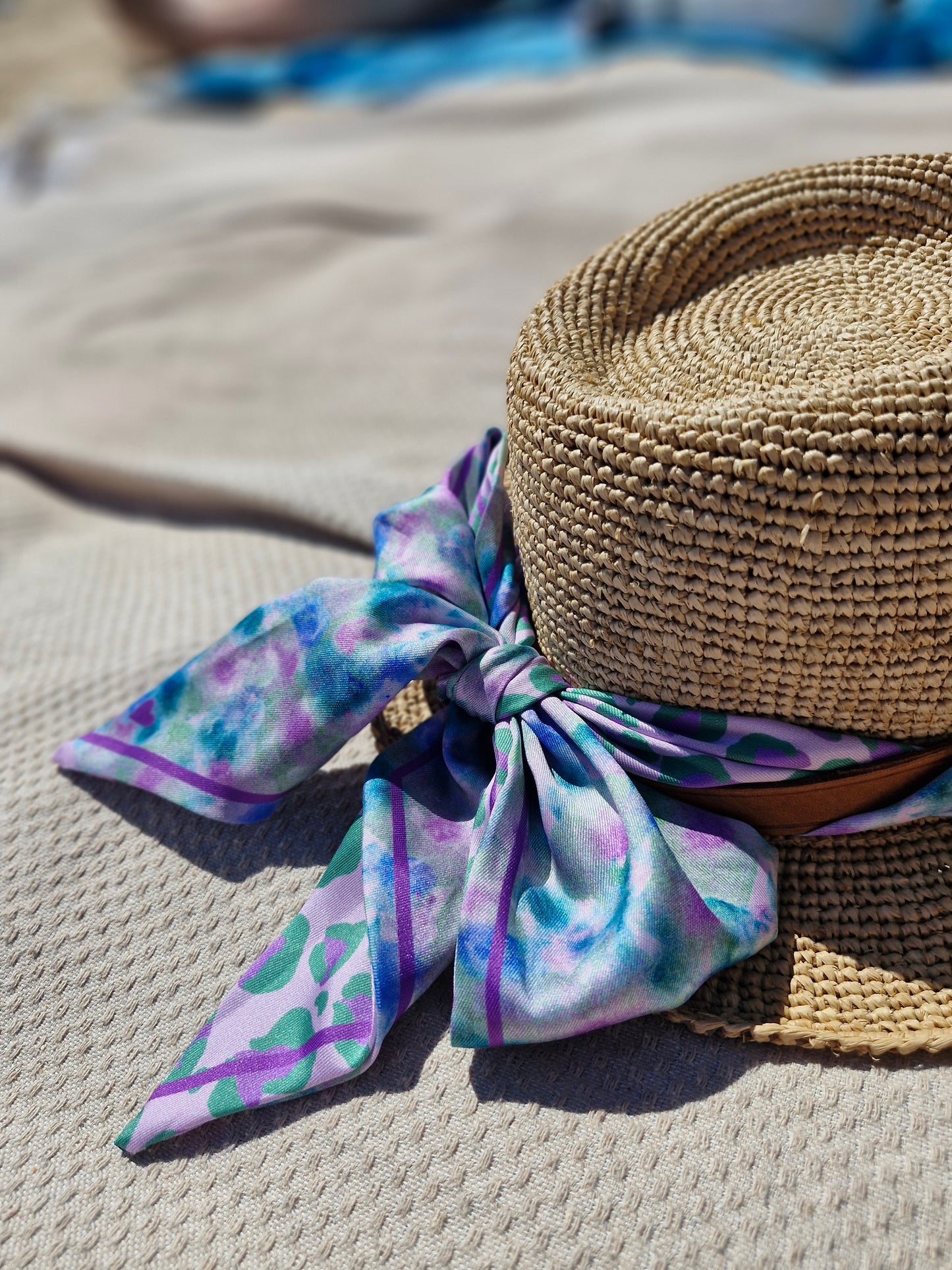 Bandeau " Menthe à l’eau - Léopard"